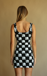 Golden Sun Dress Noir