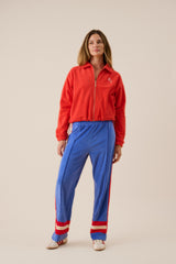 Sherpa Zip Through Jacket Red Alert