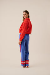Sherpa Zip Through Jacket Red Alert