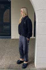 Bisous Trackpant Washed Black
