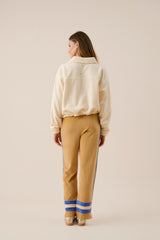 Sherpa Zip Through Jacket Coconut