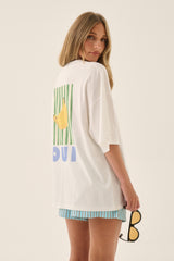 Banana Oversized Tee Snow
