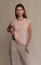 Classic Sleeveless Top Bark