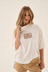 AJJA Oversized Tee Snow