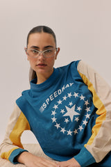 Speedway Long Sleeve Tee Maritime Blue