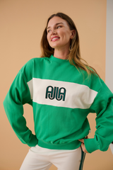 AJ Sweatshirt Tropical Green