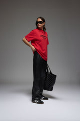 Jada Vegan Leather Pant Noir