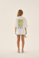 Banana Oversized Tee Snow
