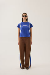 Mi Scusi Baby Tee Ultramarine