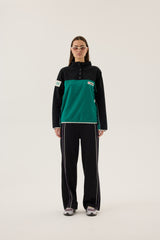 Velo Fleece Jumper Ocean Green