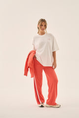 Palmera Terry Trackpant Soft Coral