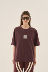Waves Oversized Tee Chocolate
