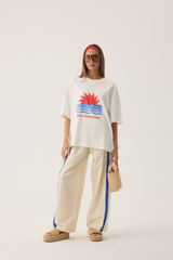 Tropiques Oversized Tee Warm White