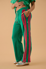 Corfu Terry Pant Emerald Green