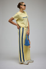 Voyage Terry Pant Lemon Cream