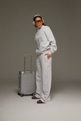 Snap Hem Trackpant Cloud