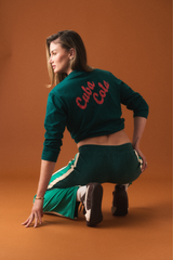 Cuba Cola Long Sleeve Top Storm Green