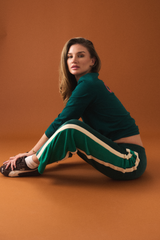 Cuba Cola Long Sleeve Top Storm Green