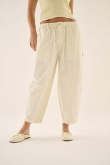 AJ Barrel Pant Coconut
