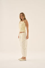 AJ Barrel Pant Coconut