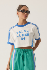 Palma Cropped Tee Snow