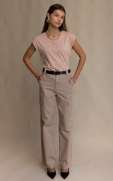 Classic Sleeveless Top Bark