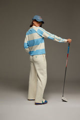 Jeannie Rugby Polo Baltic Sea Stripe