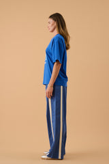 Tropiques Oversized Tee Spanish Blue