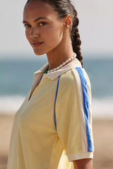 Grazie Terry Dress Lemon Cream