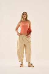AJ Barrel Pant Sand