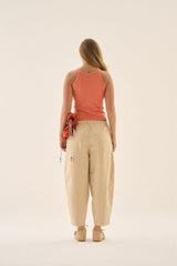 AJ Barrel Pant Sand