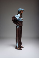 1982 Contrast Knit Sweater Espresso