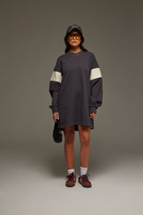 94 V-Neck Sweater Dress Noir