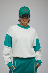 Bisous Cap Ocean Green