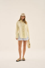 AJ Cotton Shirt Pastel Yellow