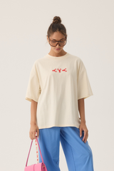 Lobster Oversized Tee Natural