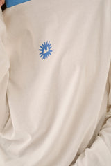 Frutti Oversized Long Sleeve Tee Snow