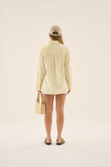 AJ Cotton Shirt Pastel Yellow