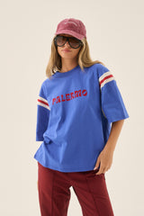 Palermo Panel Oversized Tee Cobalt Blue