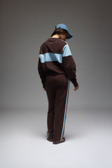 1982 Contrast Knit Sweater Espresso