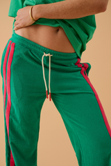 Corfu Terry Pant Emerald Green