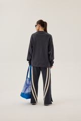 Daytona Long Sleeve Top Washed Black