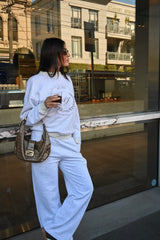 Snap Hem Trackpant Cloud