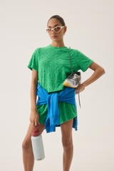 Cruise Terry Top Tropical Green