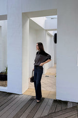 AJ Vintage Knit Sweatshirt Washed Black