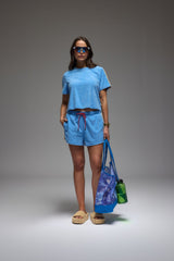 Palma Terry Set Light Cornflower