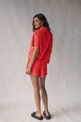 Seaside Terry Shirt Lobster Red