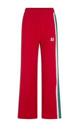 AJ Single Stripe Trackpant Tango Red