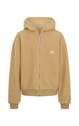 Sherpa Hooded Jacket Macadamia