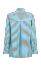 AJJA Stripe Shirt Sky Blue